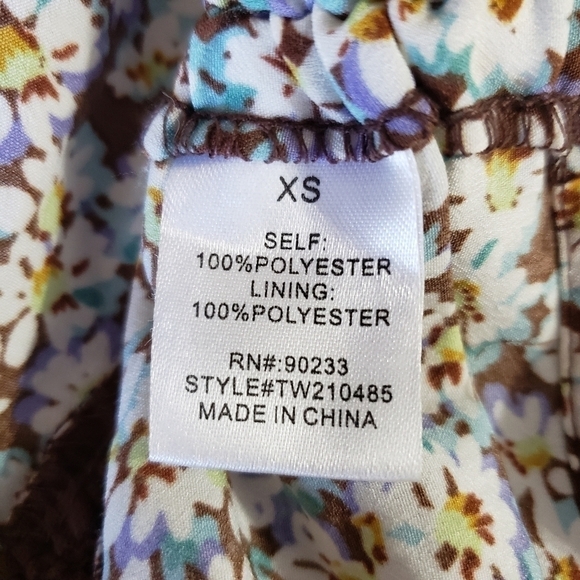 NEW PacSun L. A. Hearts Floral Backless Halter Top XS - Picture 5 of 6